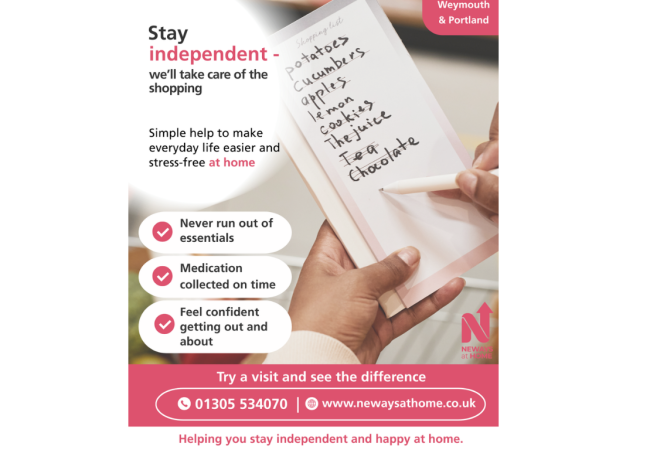 Stay Independent -  We'll Take Care of the Shopping