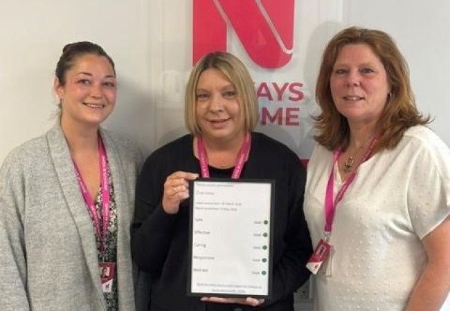 Neways at Home care service rated 'Good' by the CQC.