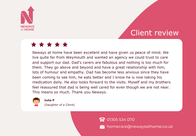 Heartwarming review for trusted care & peace of mind