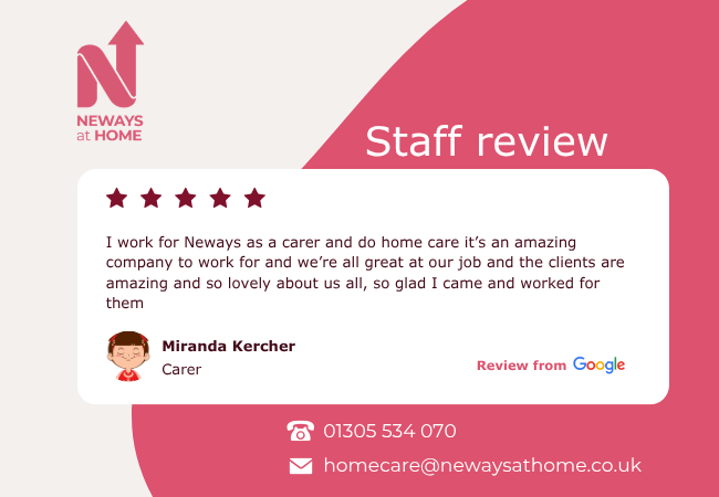 Proud to receive a 5-Star Google review from a valued team member