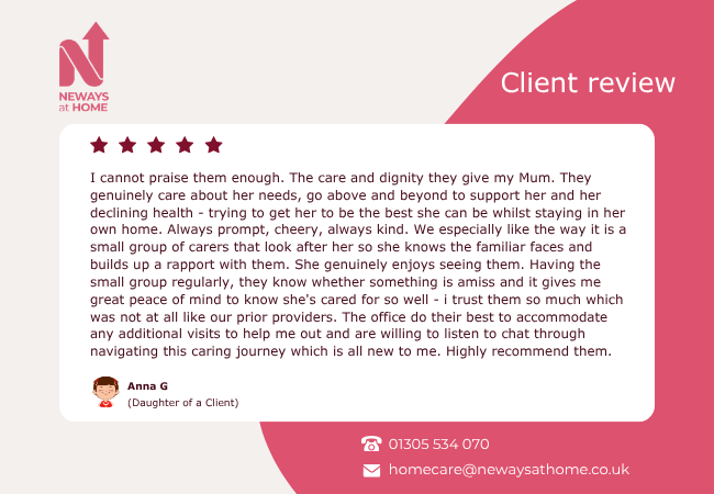 Client review - Neways at home